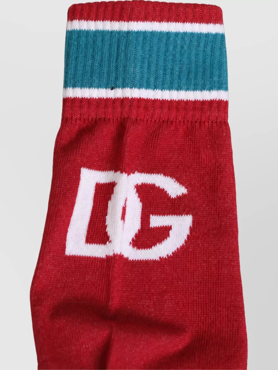 Dolce&Gabbana Cotton Mid Calf Socks