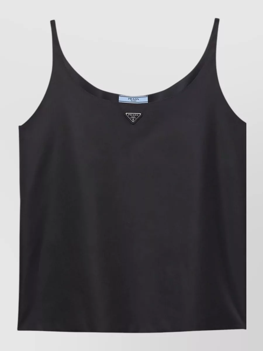 Prada scoop neck top