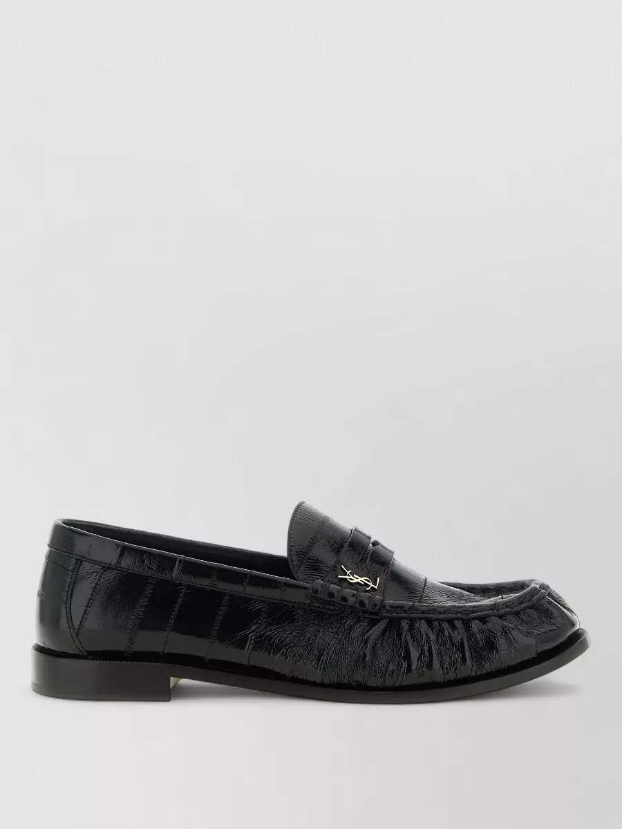 Saint Laurent leather loafers