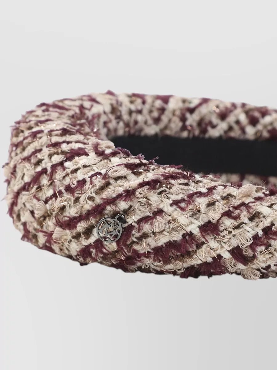 Maison Michel Tweed Headband