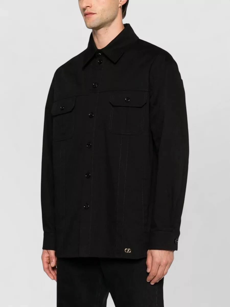 Valentino Garavani Cotton Shirt Jacket
