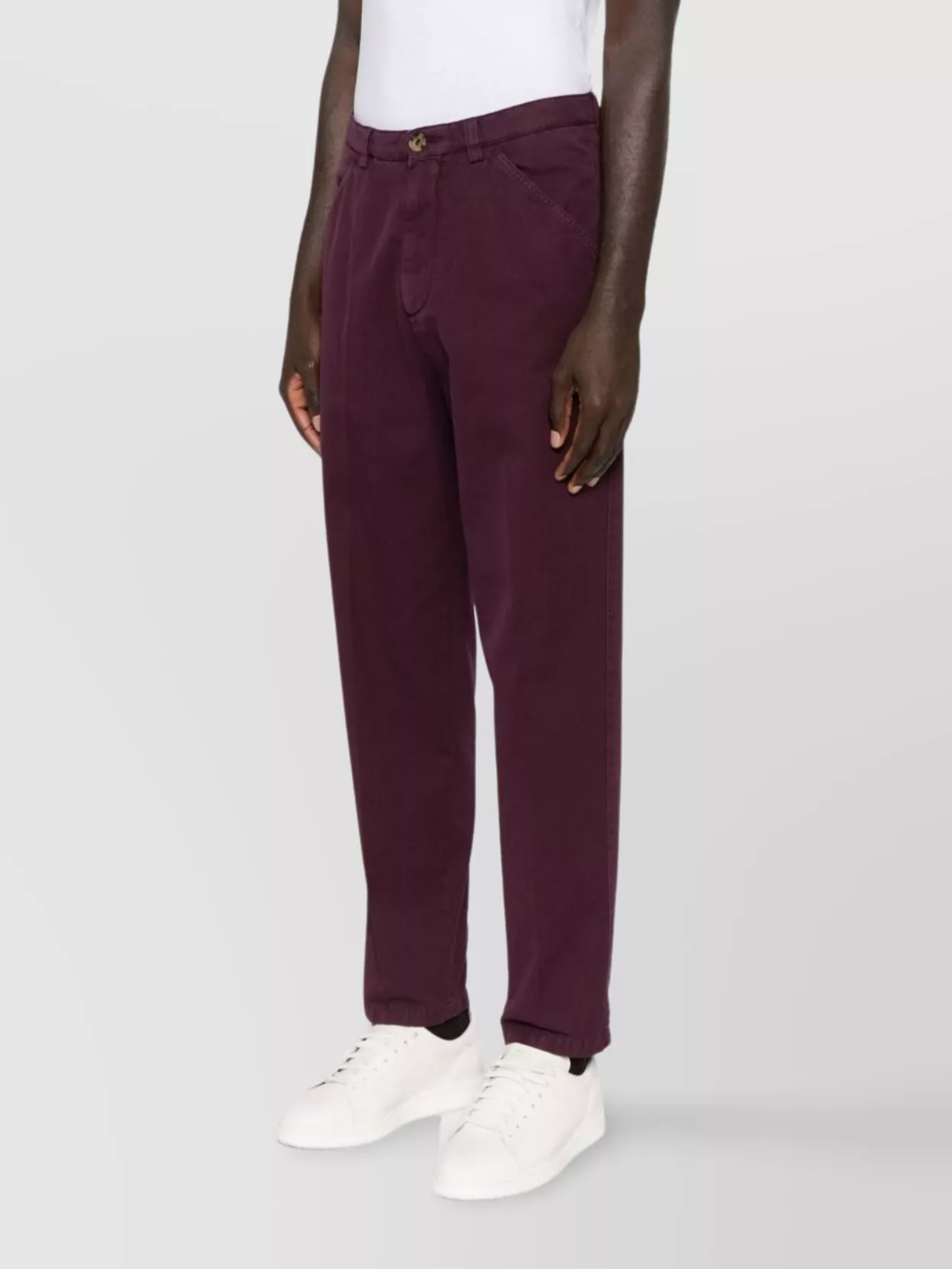 Brunello Cucinelli Cotton Trousers With Side And Back Pockets