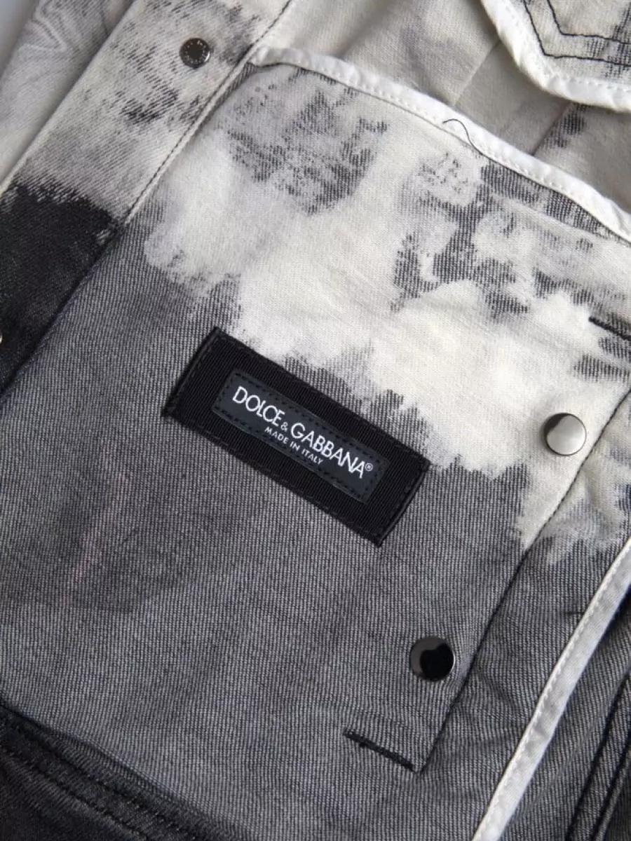 Dolce&Gabbana Printed Denim Jacket