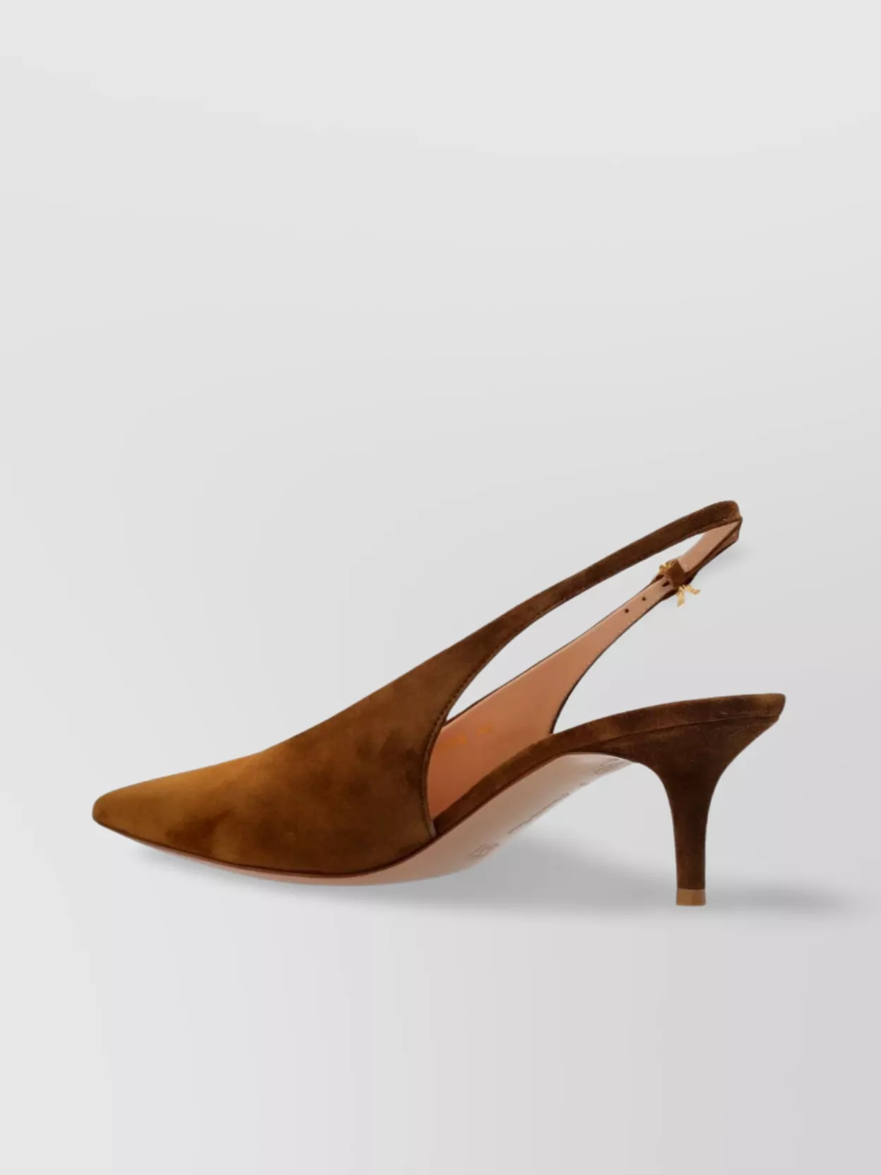 Gianvito Rossi Suede Stiletto Heel Pumps With Ribbon Buckle