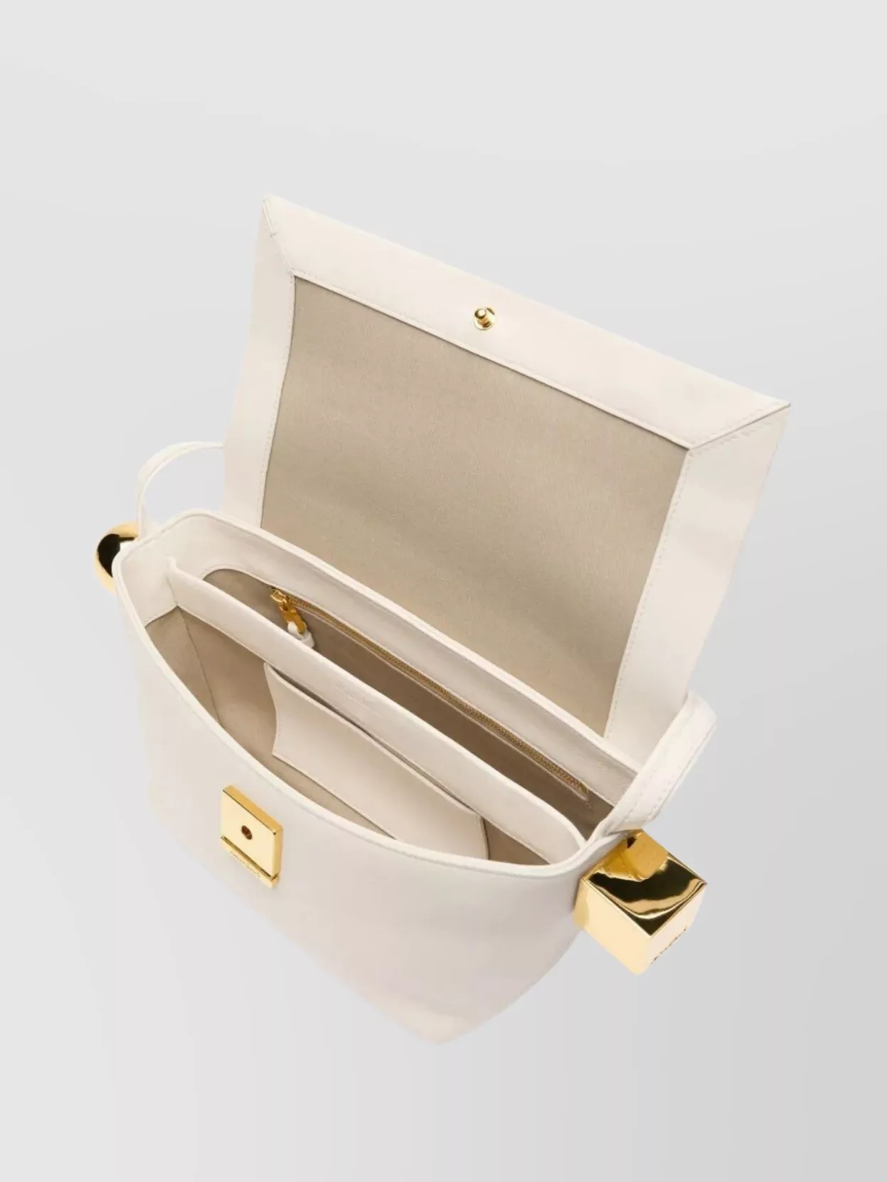 Jacquemus Square Lambskin Top Handle Bag