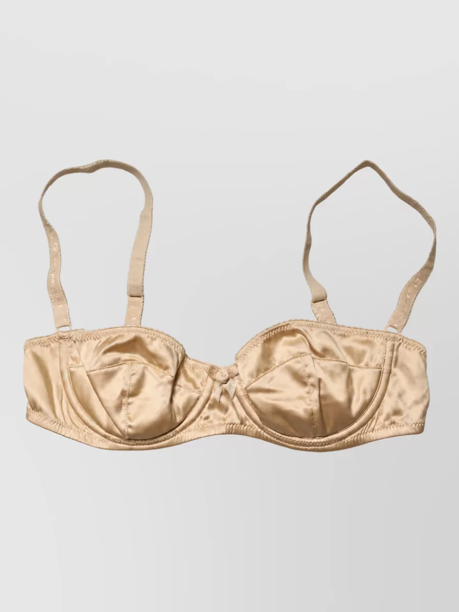 Dolce&Gabbana silk underwire balconette bra