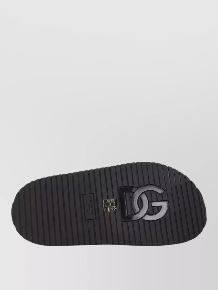 Dolce&Gabbana Leather Slides