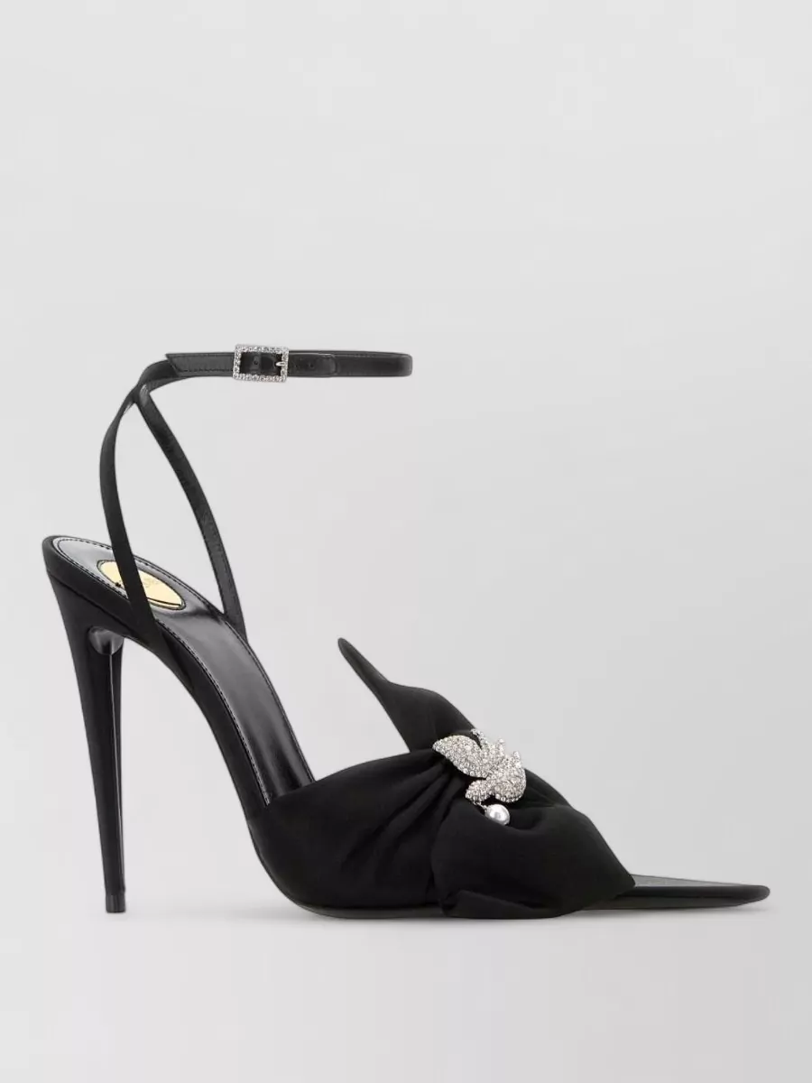 Saint Laurent Silk crepe sandals