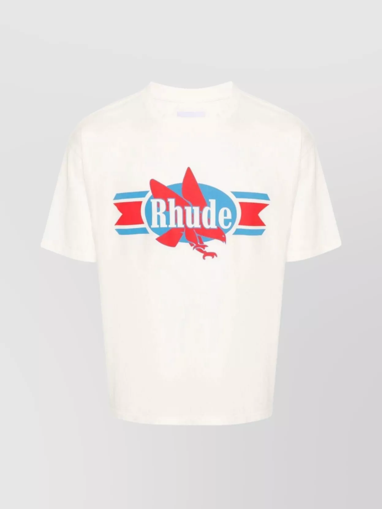 Shop Rhude Crew Neck Eagle Graphic T-shirt