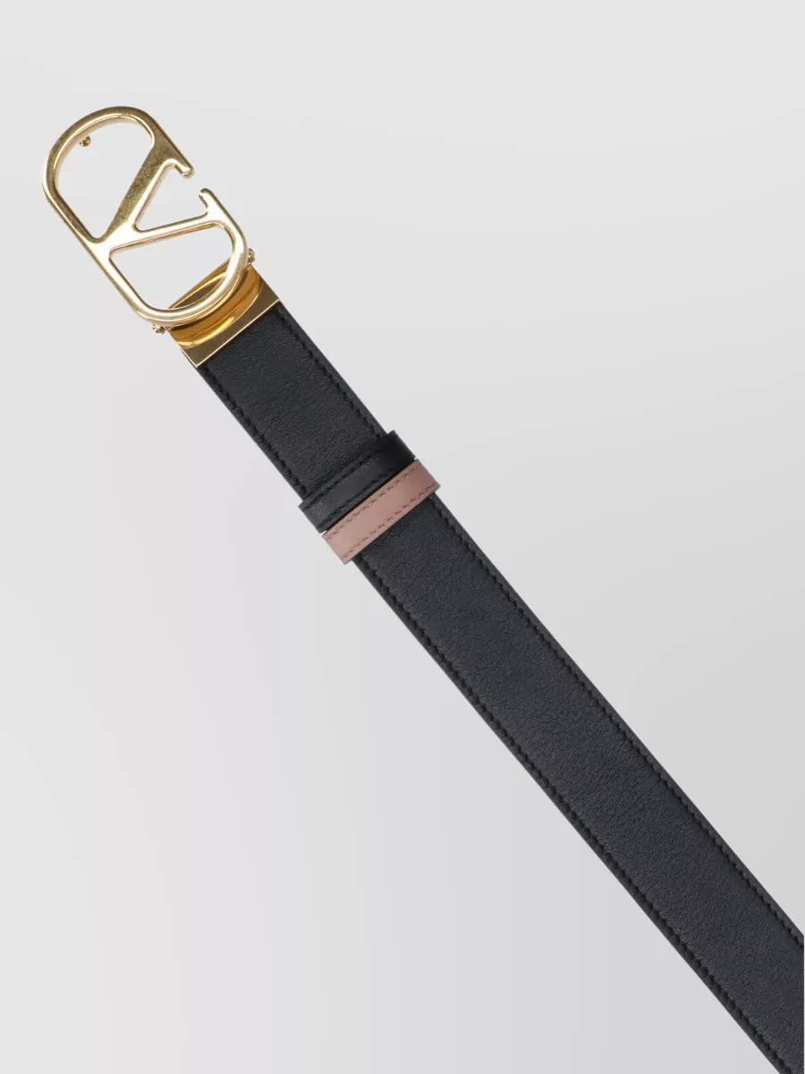 Valentino Garavani Leather Reversible Belt