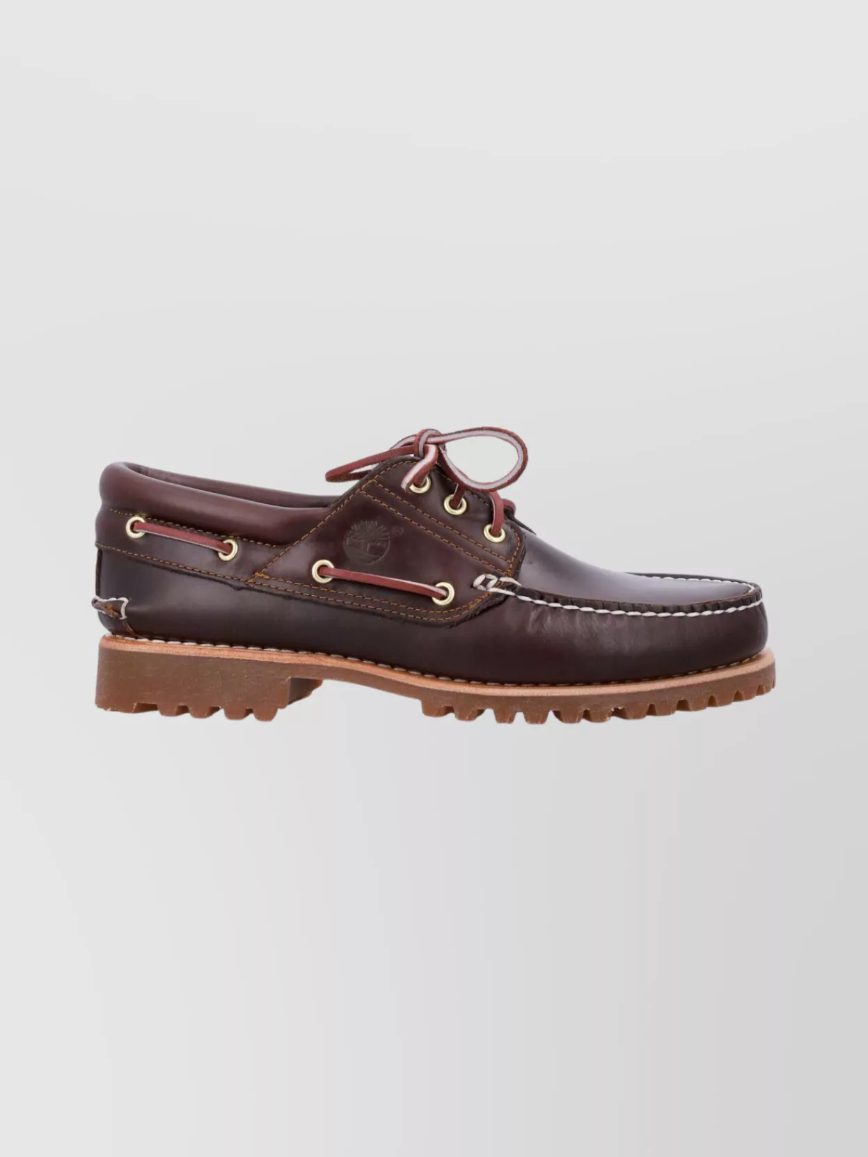 Timberland Three Eye Boat Shoes With Lug Sole