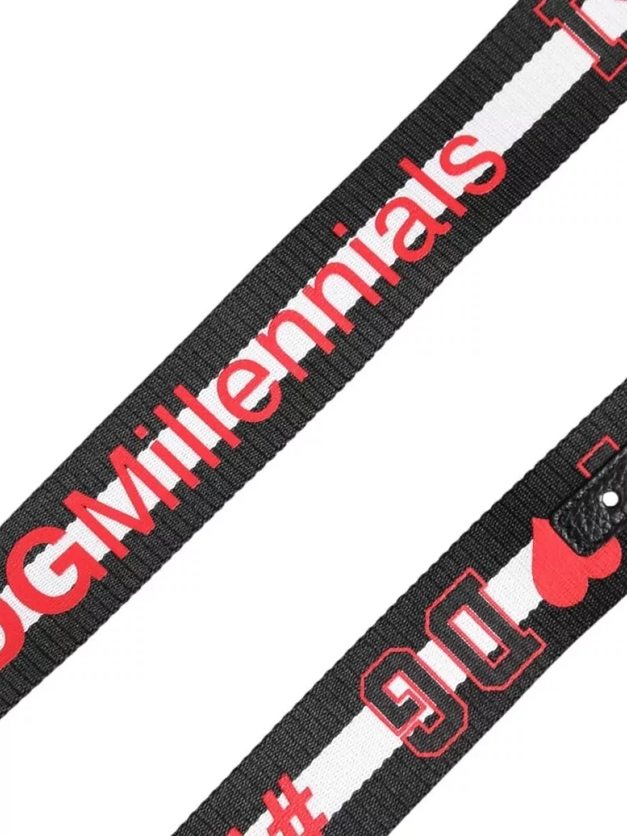 Dolce&Gabbana Logo Print Belt