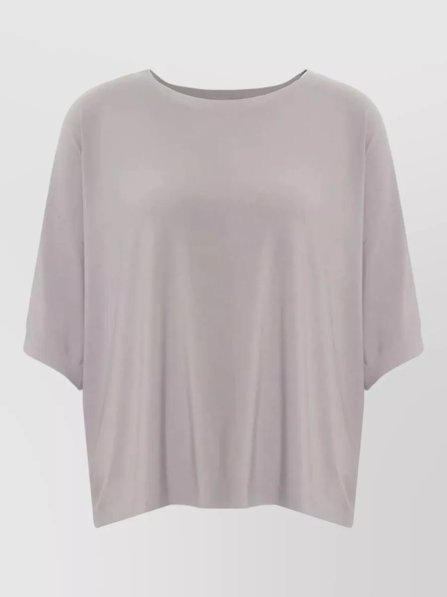 Norma Kamali short-sleeve boxy top