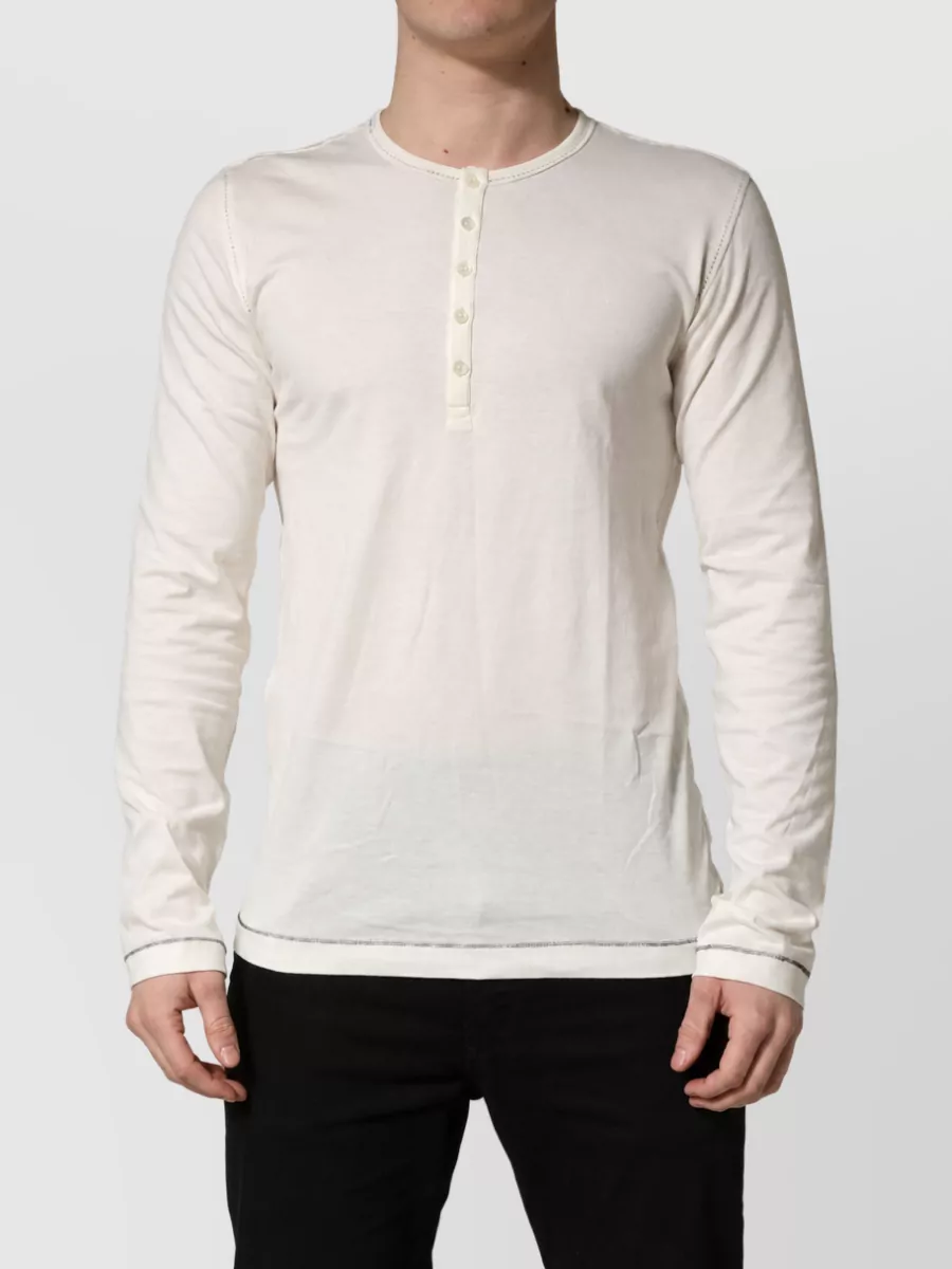 Dolce&Gabbana long-sleeve henley t-shirt