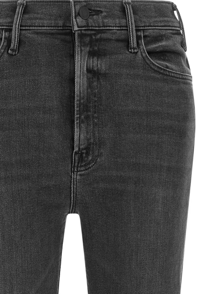 Mother Denim High-Rise Flared Ankle Jeans