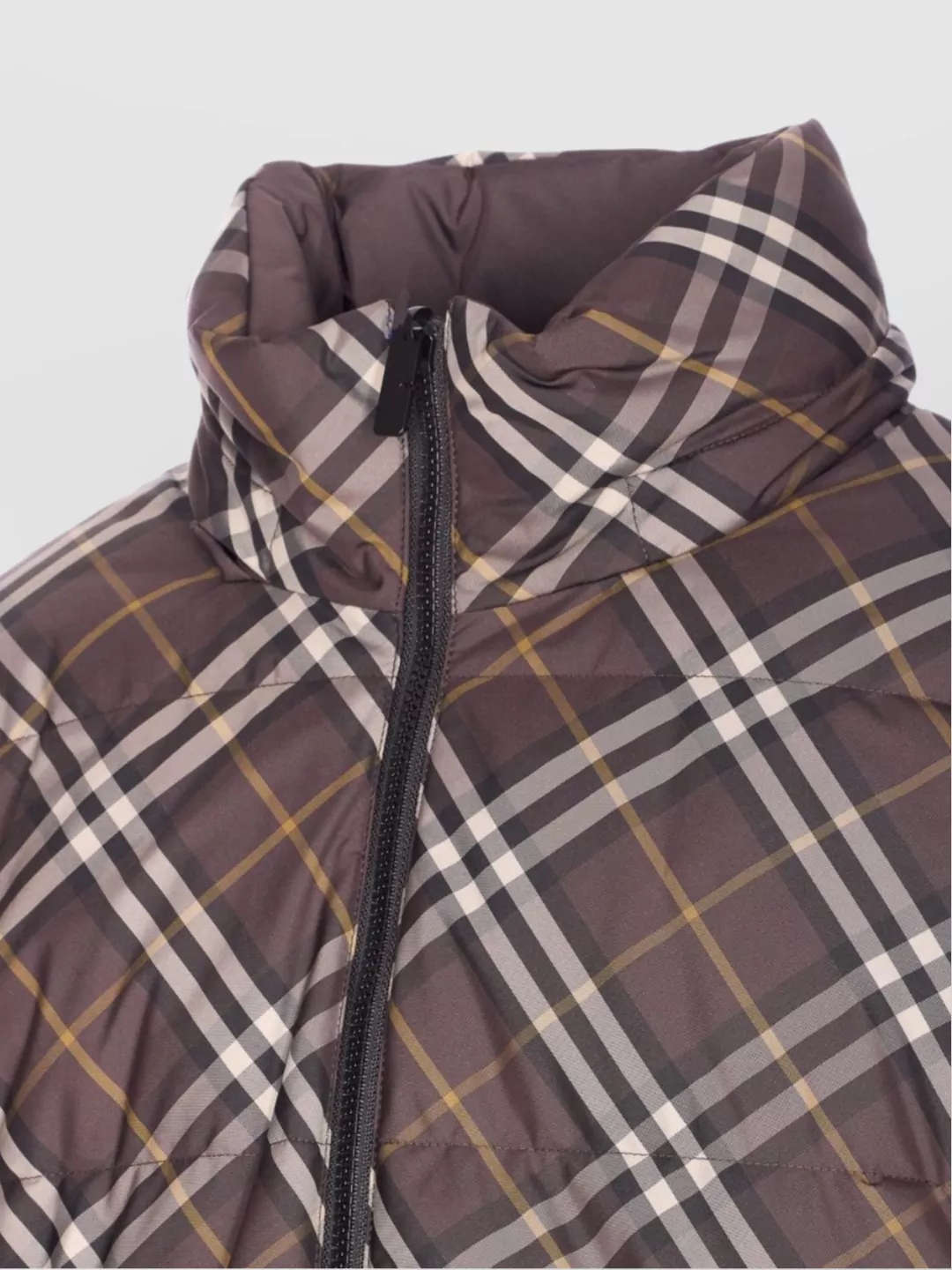 Burberry Check Motif Padded Quilted Jacket
