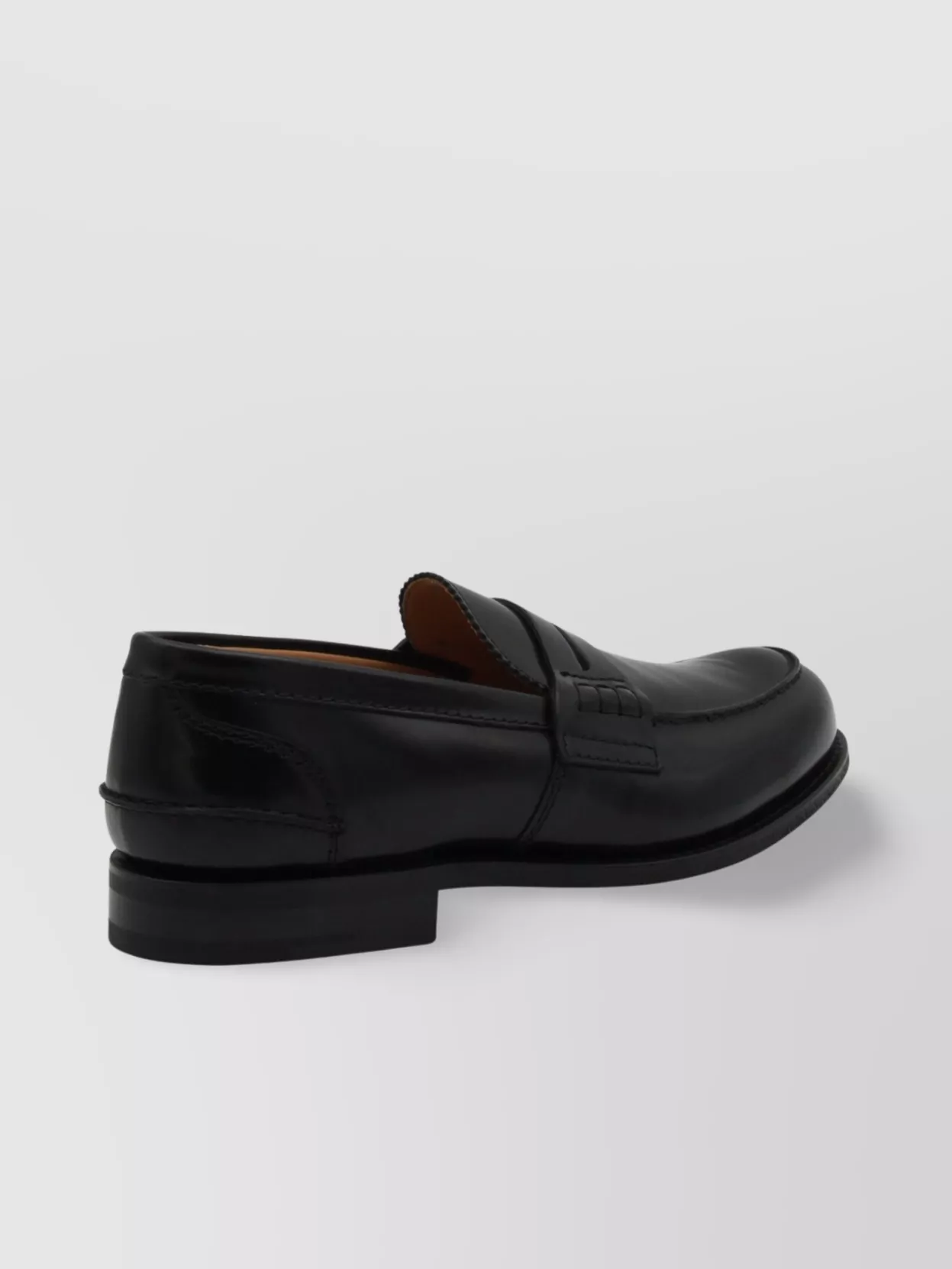 Church's Penny Strap Loafers With Round Toe Stitching