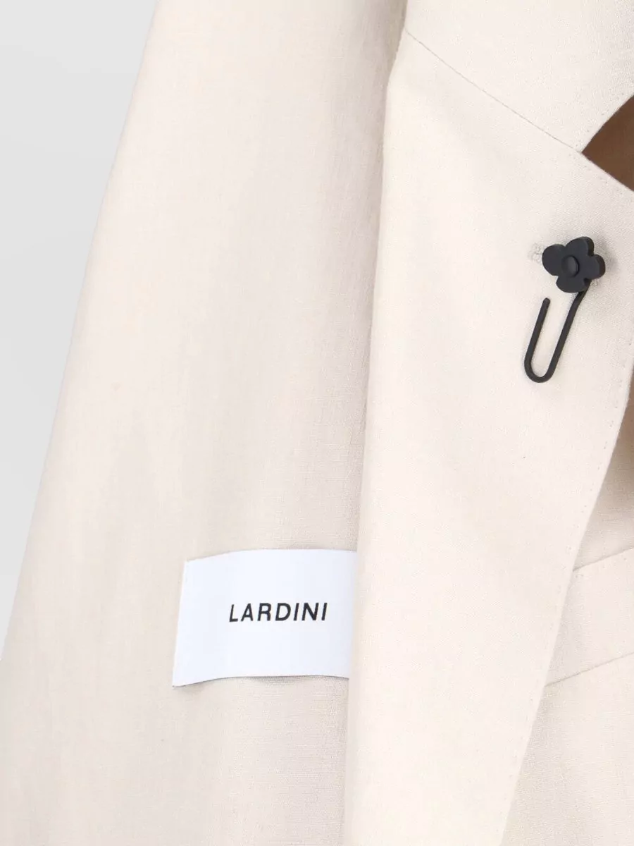 Lardini Single Breasted Blazer Notch Lapel Buttons