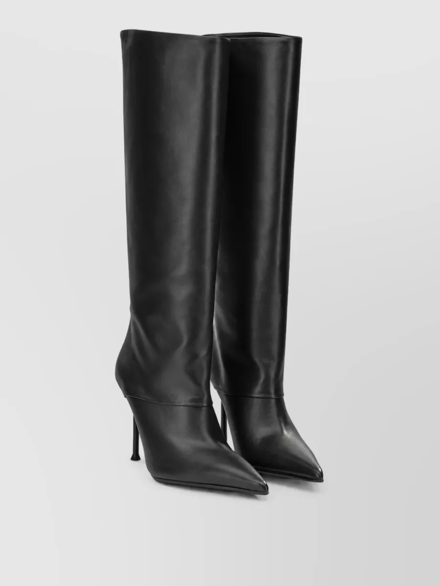 Sergio Levantesi leather knee-high boots
