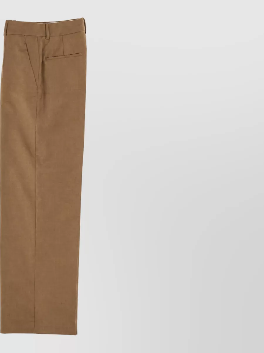 Burberry Wool Wide-Leg Trousers
