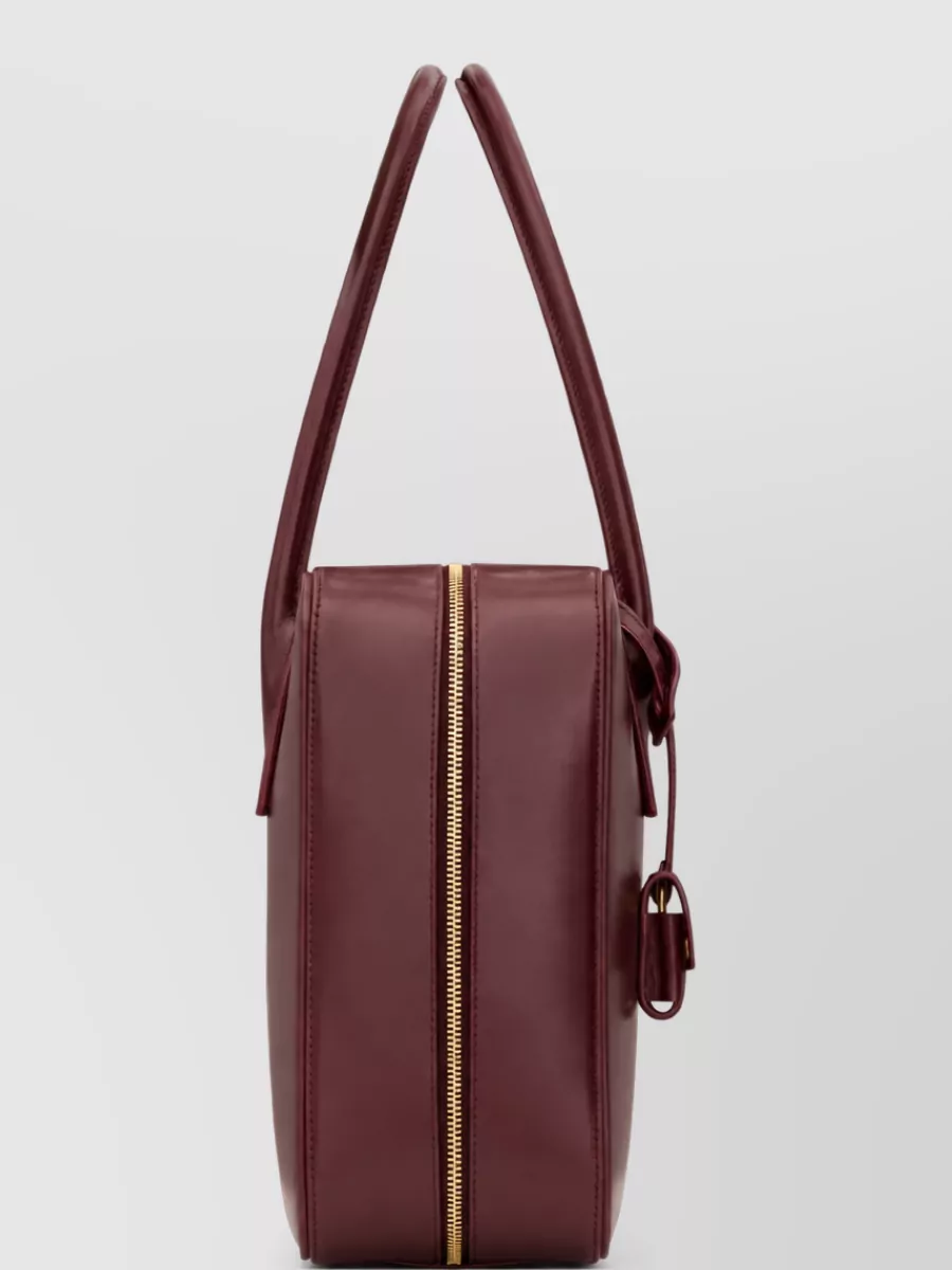 Saint Laurent Sac De Jour Leather Laptop Bag