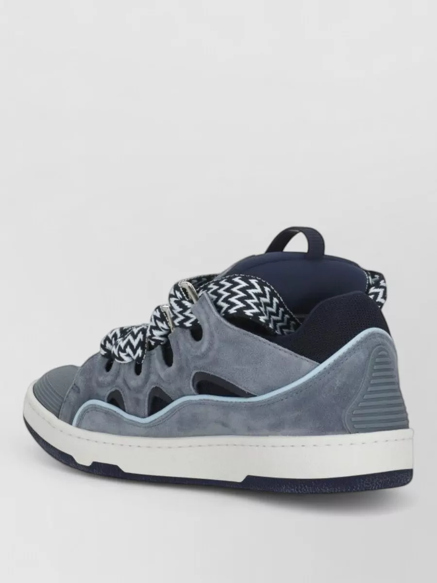 Lanvin Leather High-Top Sneakers