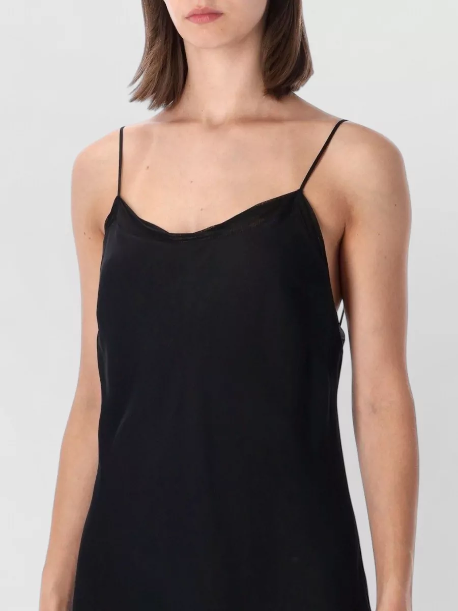 Totême Silk satin long slip dress