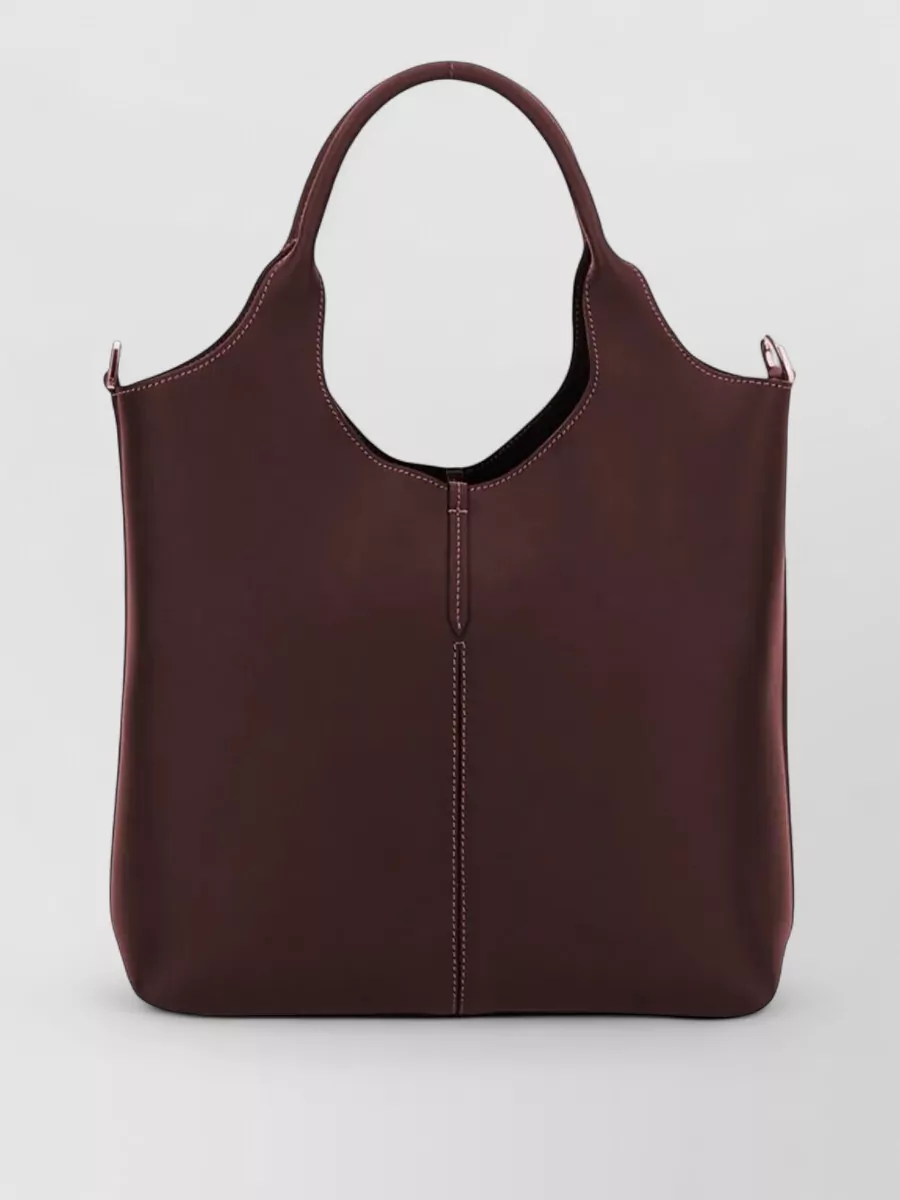 Tod's Mini Leather Tote Bag Shoulder Strap