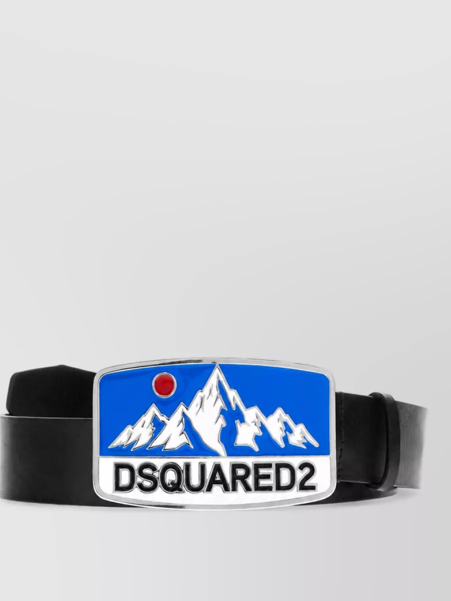 Dsquared2 Leather Belt In Black
