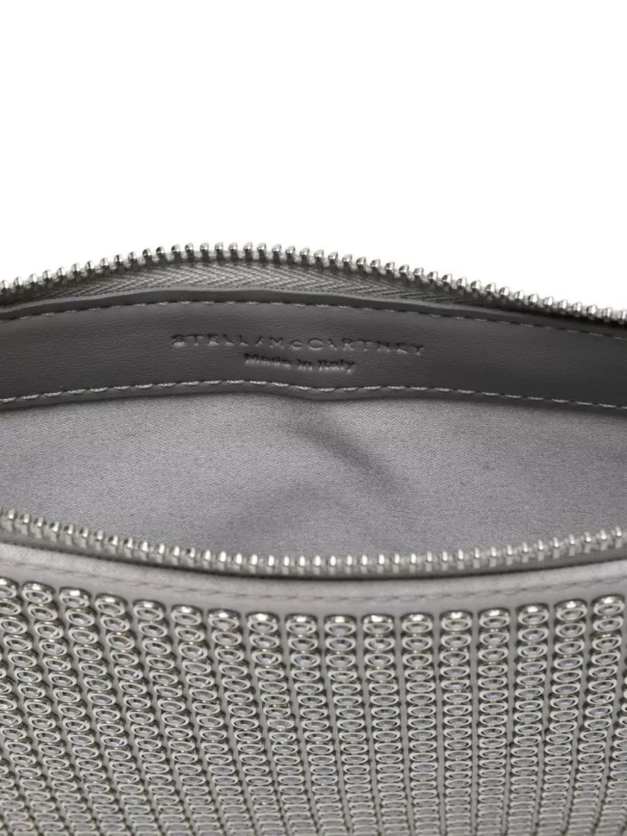 Stella Mccartney Falabella Crystal-Embellished Clutch Bag