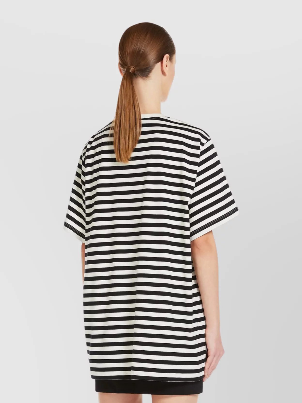 Max Mara Striped Oversized Cotton T-Shirt
