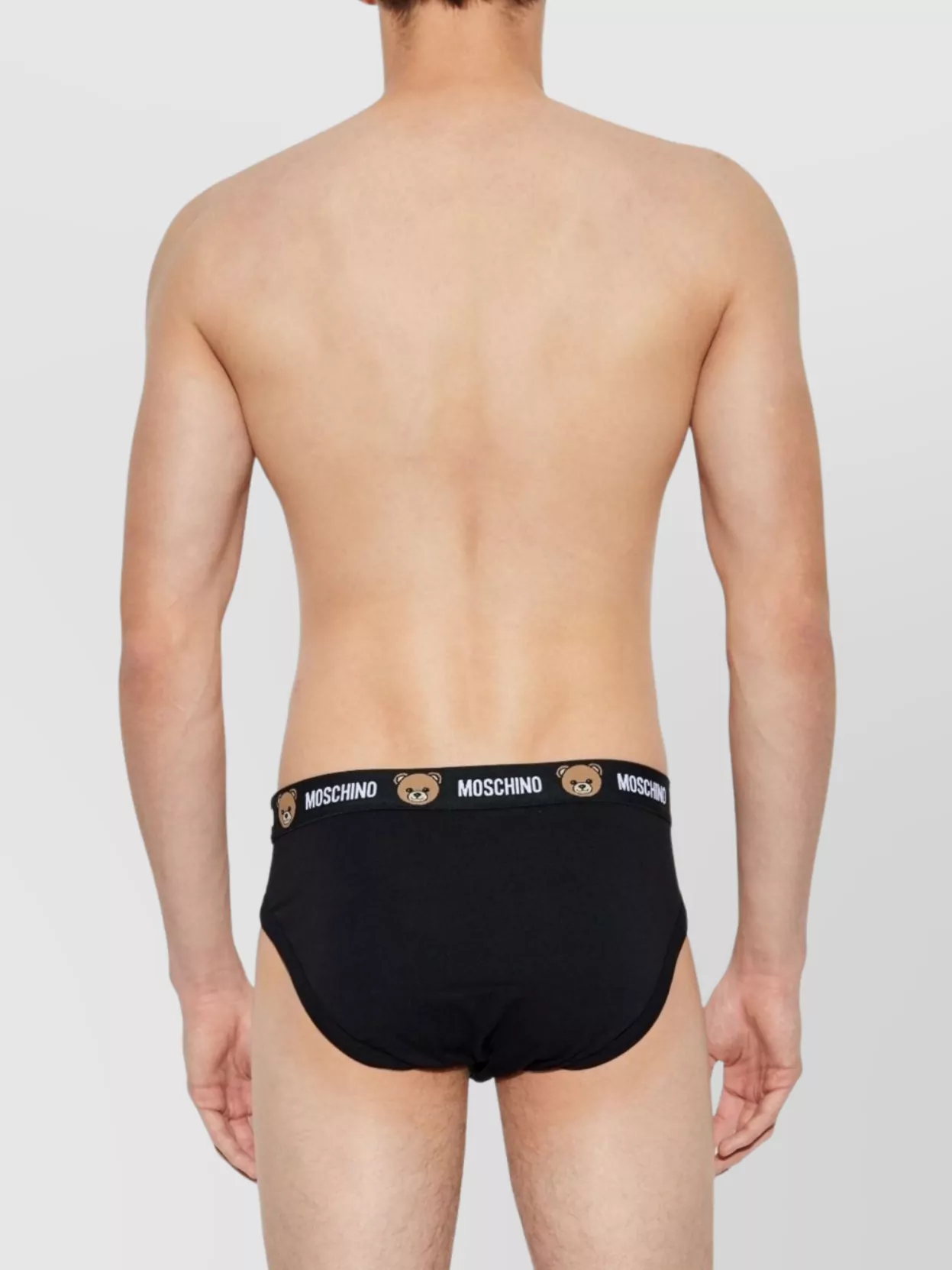 Moschino Bear Motif Socks Elasticated Waistband
