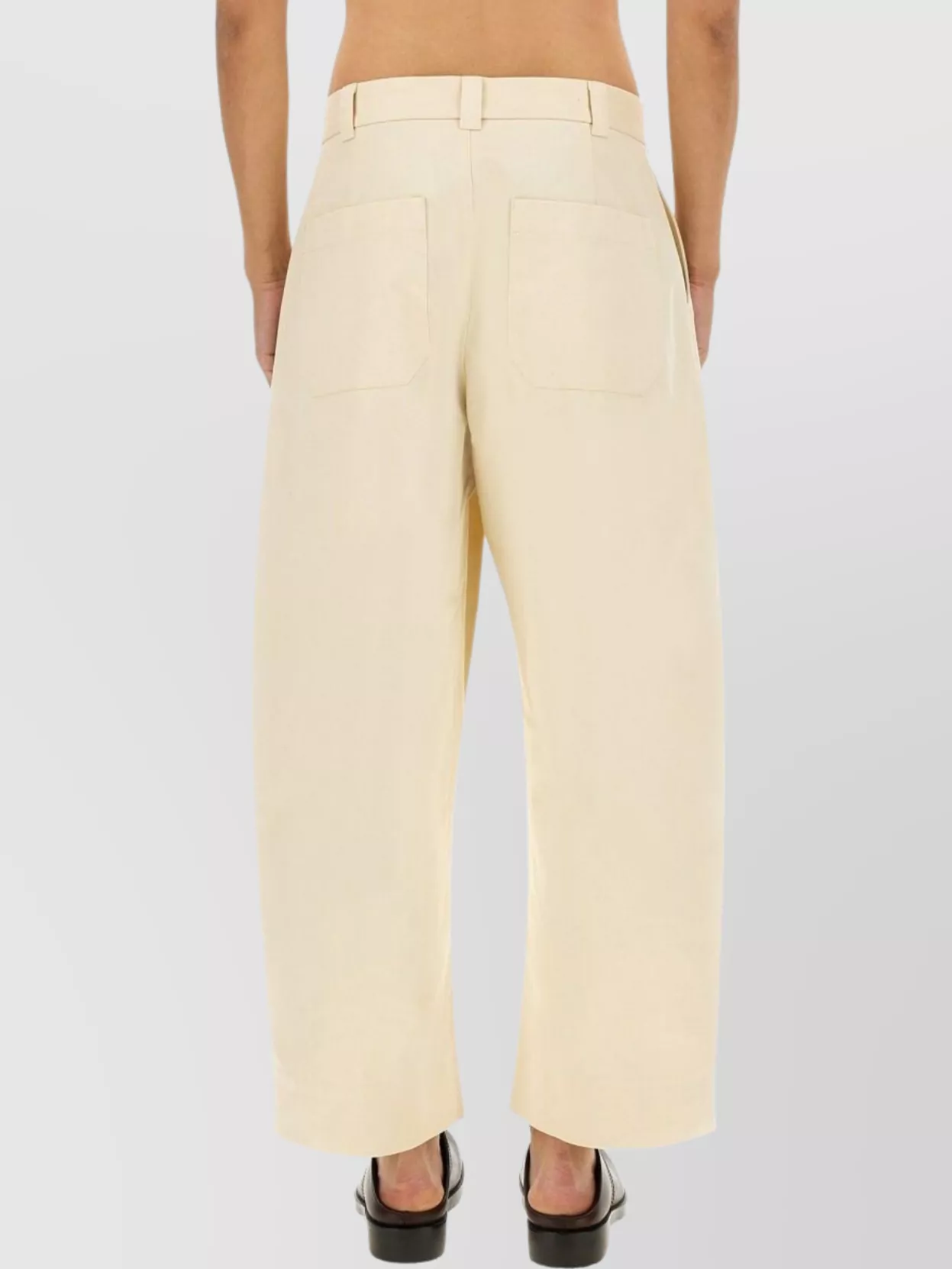 Studio Nicholson Trousers Wide Leg Pleated Featuring Pockets