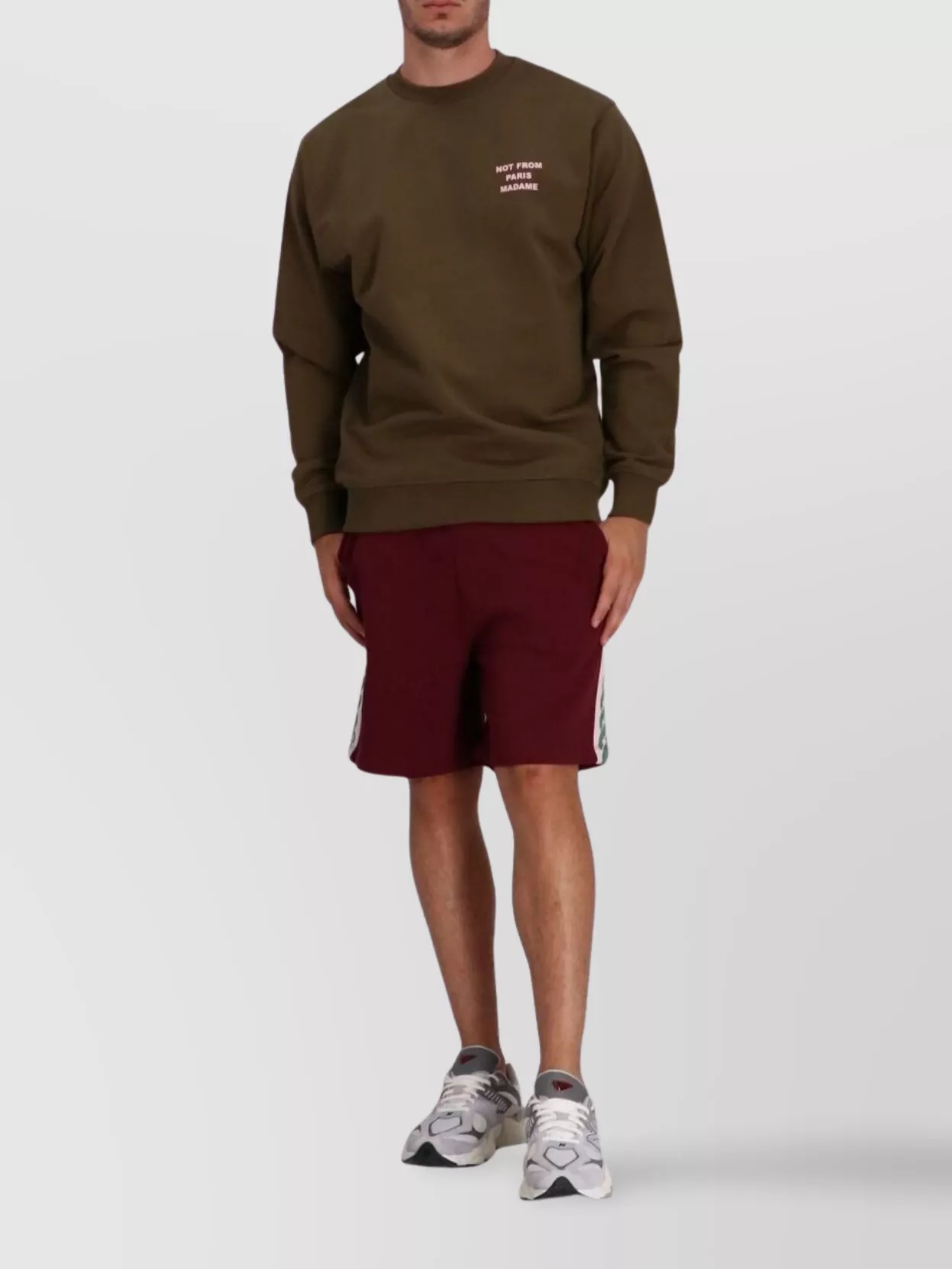 Drôle De Monsieur Logo Sweatshirt With Crew Neck And Long Sleeves