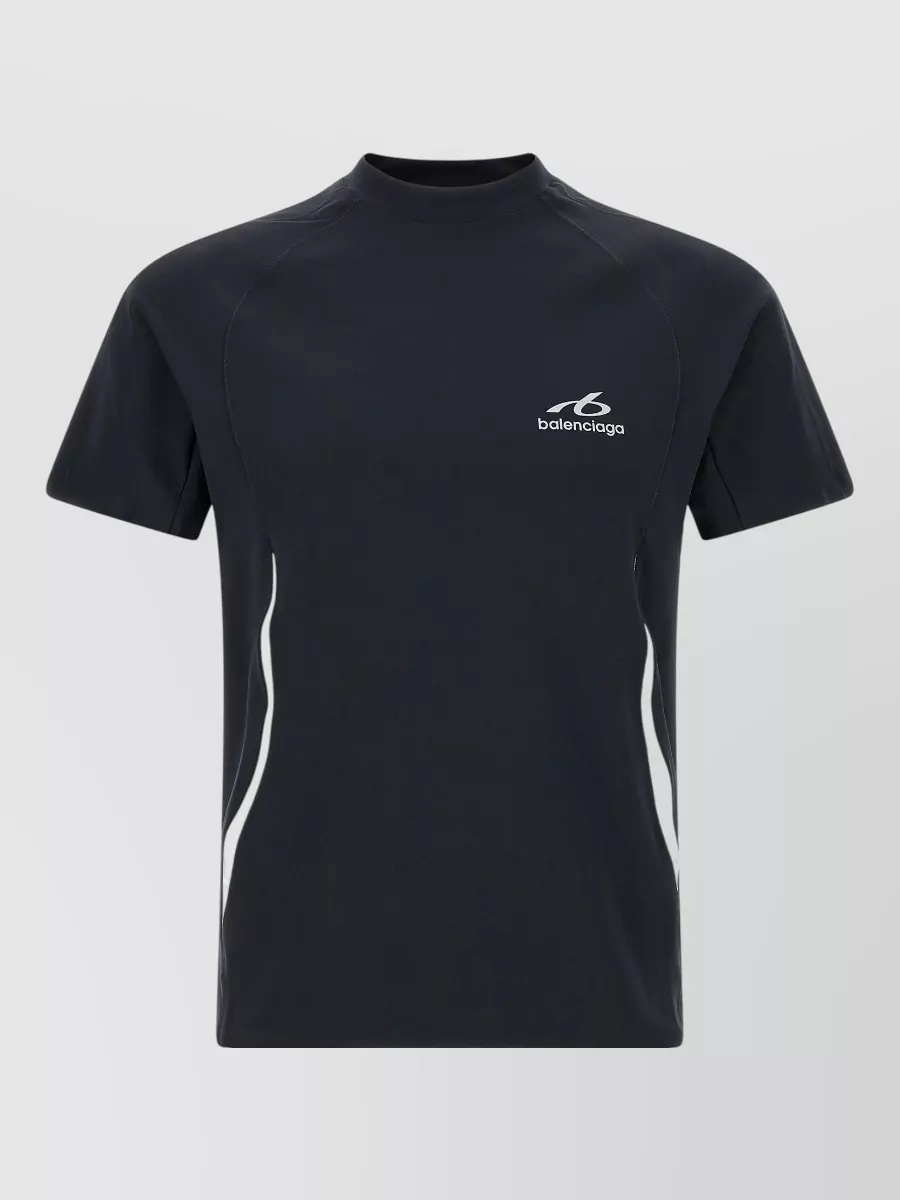 Balenciaga mock-neck slim-fit technical t-shirt