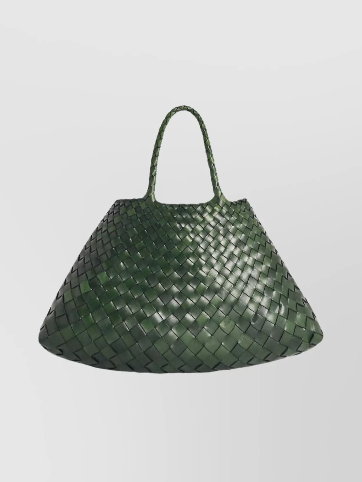 Dragon Diffusion Small Woven Leather Tote Bag