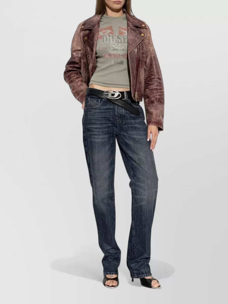 Diesel Denim Straight-Leg Jeans