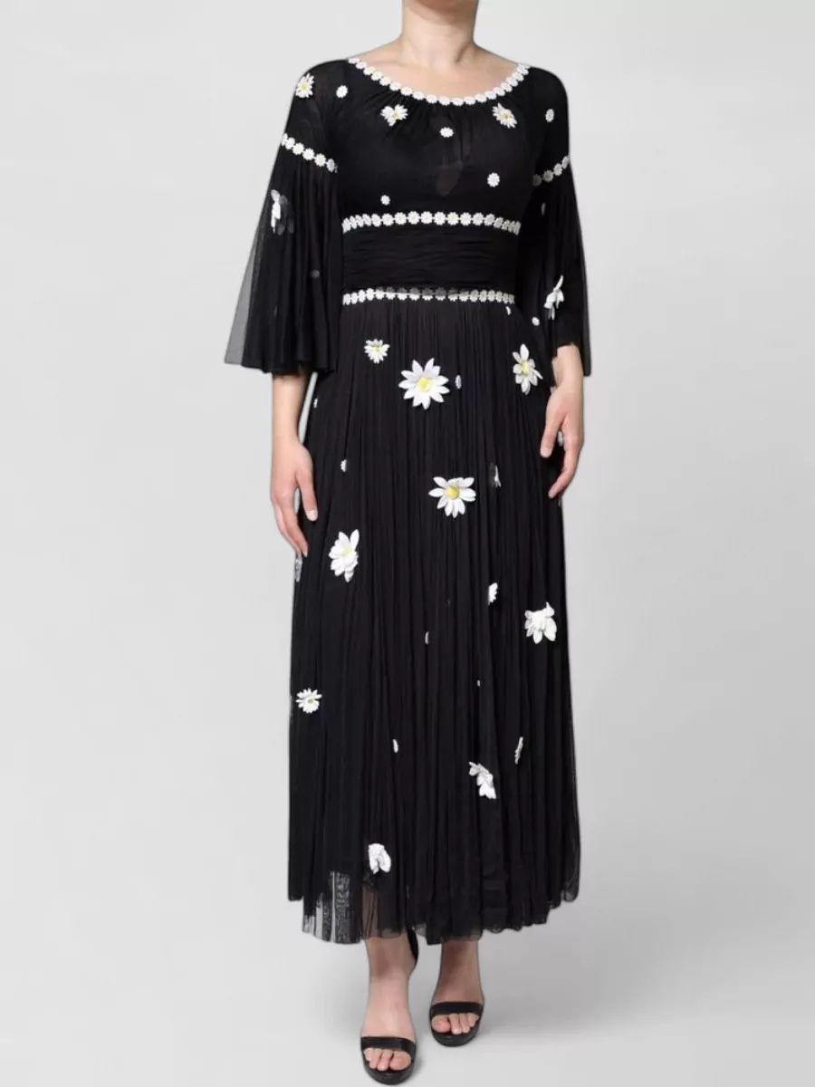 Dolce&Gabbana silk embroidered midi dress