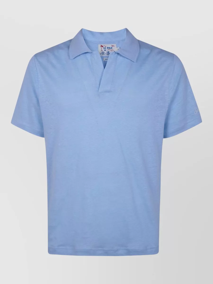 Mc2 Saint Barth Linen Polo Shirt