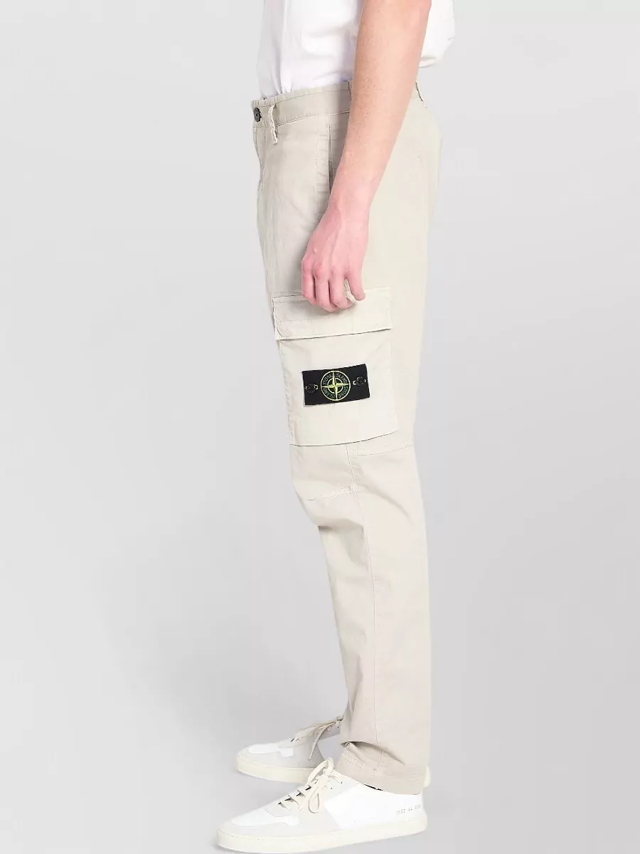 Stone Island Cargo Pants Regular Fit Straight Leg