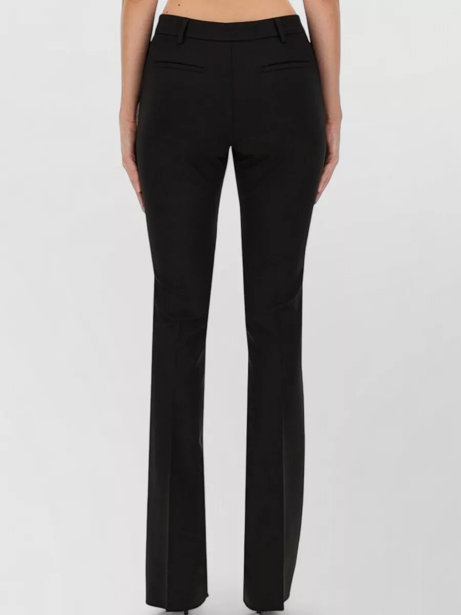 Thelatest Cotton Skinny Flared Trousers