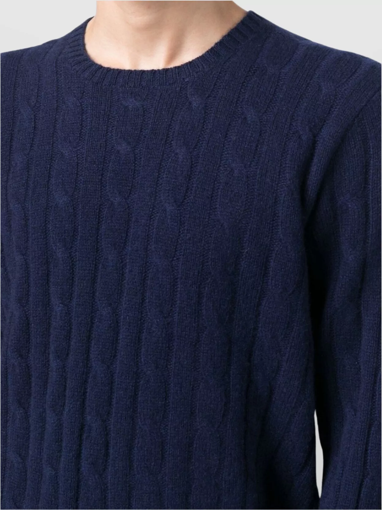 Ralph Lauren Cable Knit Crew Neck Sweater