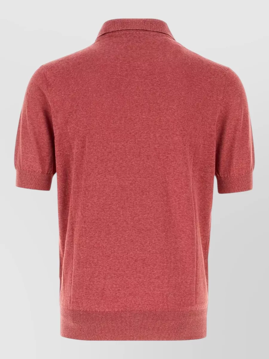 Brunello Cucinelli Linen Silk Polo Shirt