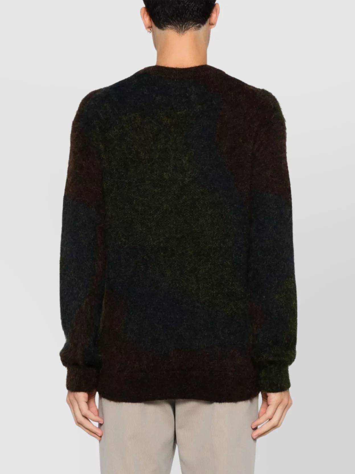 Shop Paul Smith Men's Crew Neck Sweater In Brown