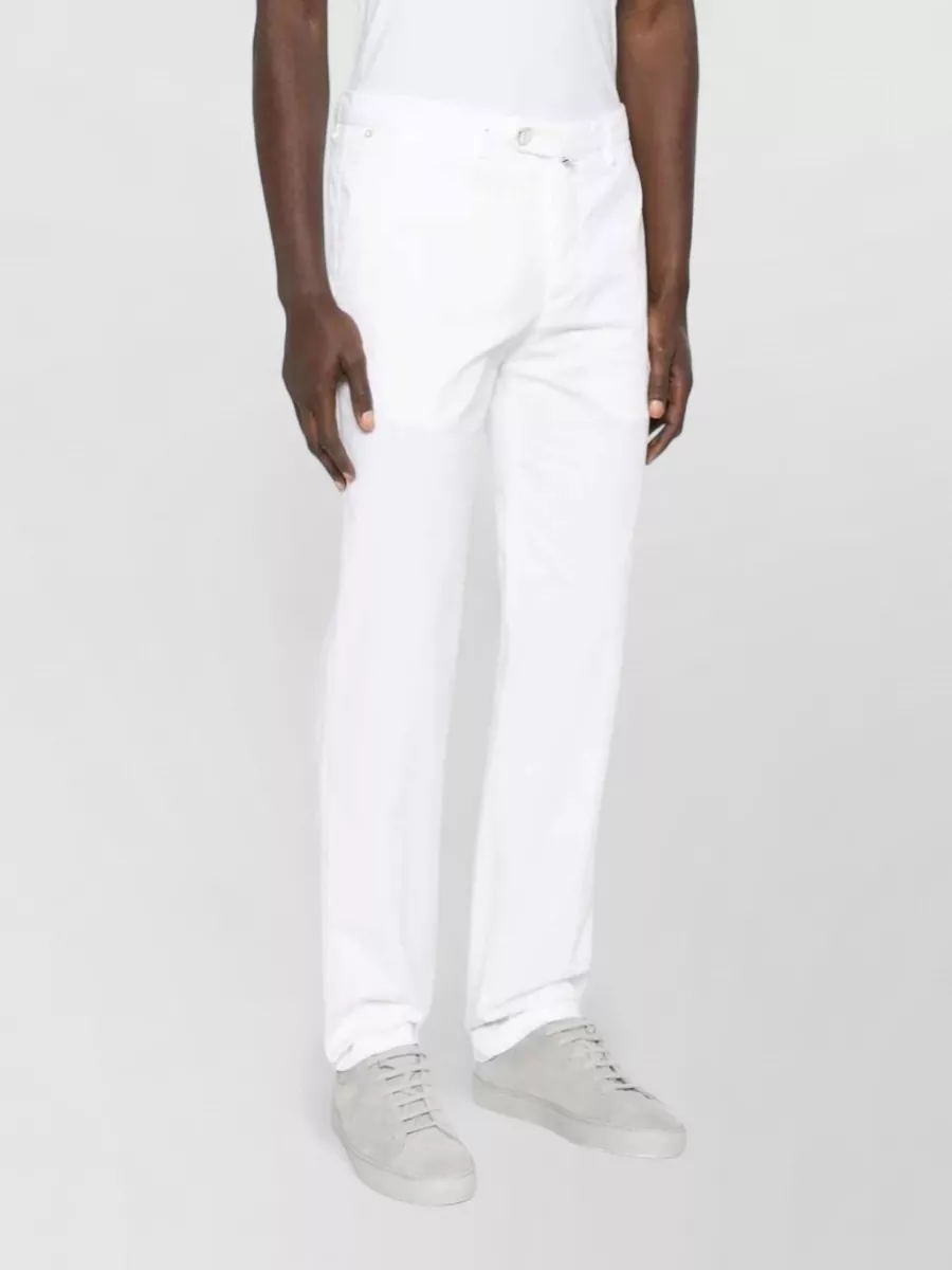 Kiton Tailored Trousers Belt Loops Side And Back Pockets