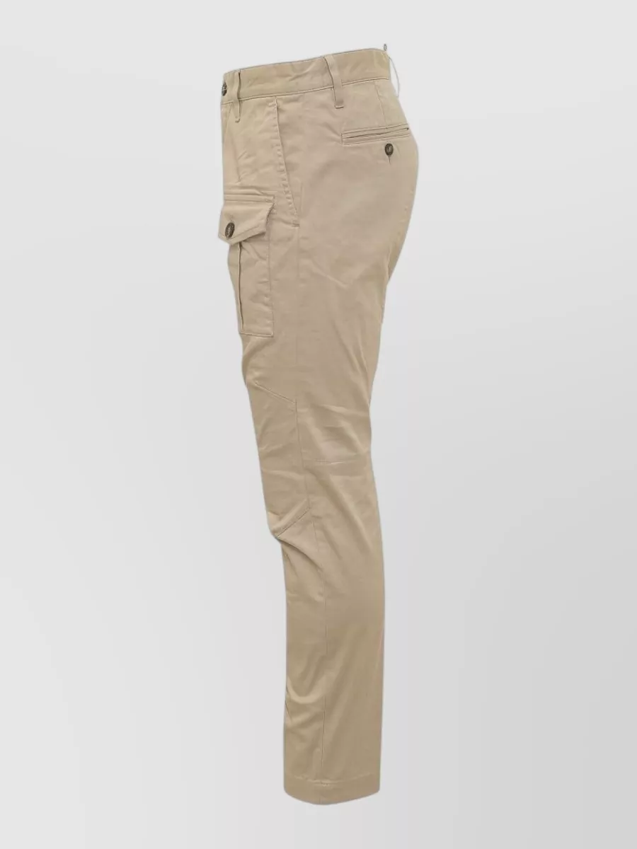 Dsquared2 Cotton Straight-Leg Trousers