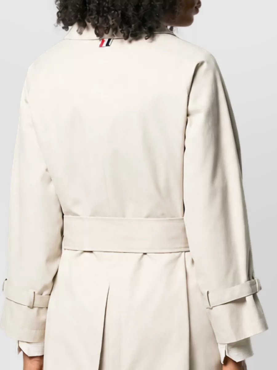 Thom Browne Waterproof Belted Trench Coat