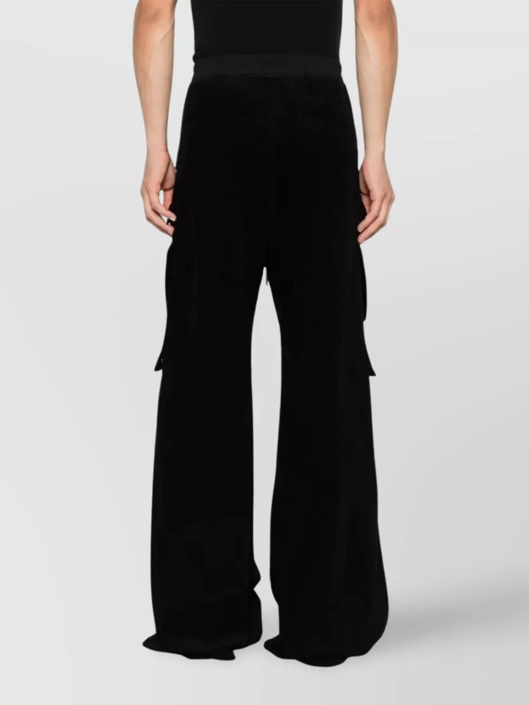 Rick Owens Cargo Trousers With Drawstring And Pockets