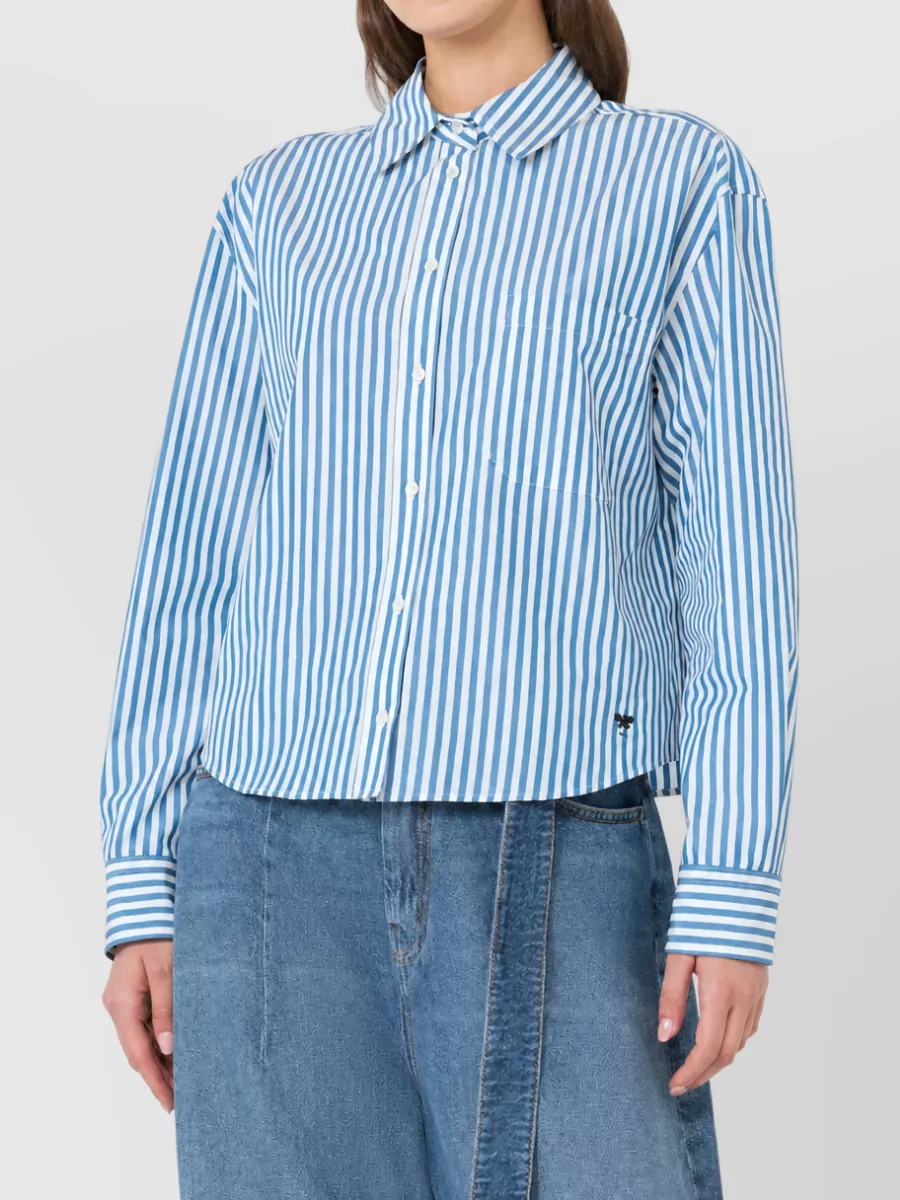Weekend Max Mara Cotton Poplin Long-Sleeve Regular-Fit Shirt