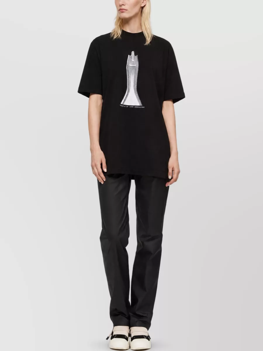 Rick Owens Drkshdw Cotton Jumbo Ss T-Shirt